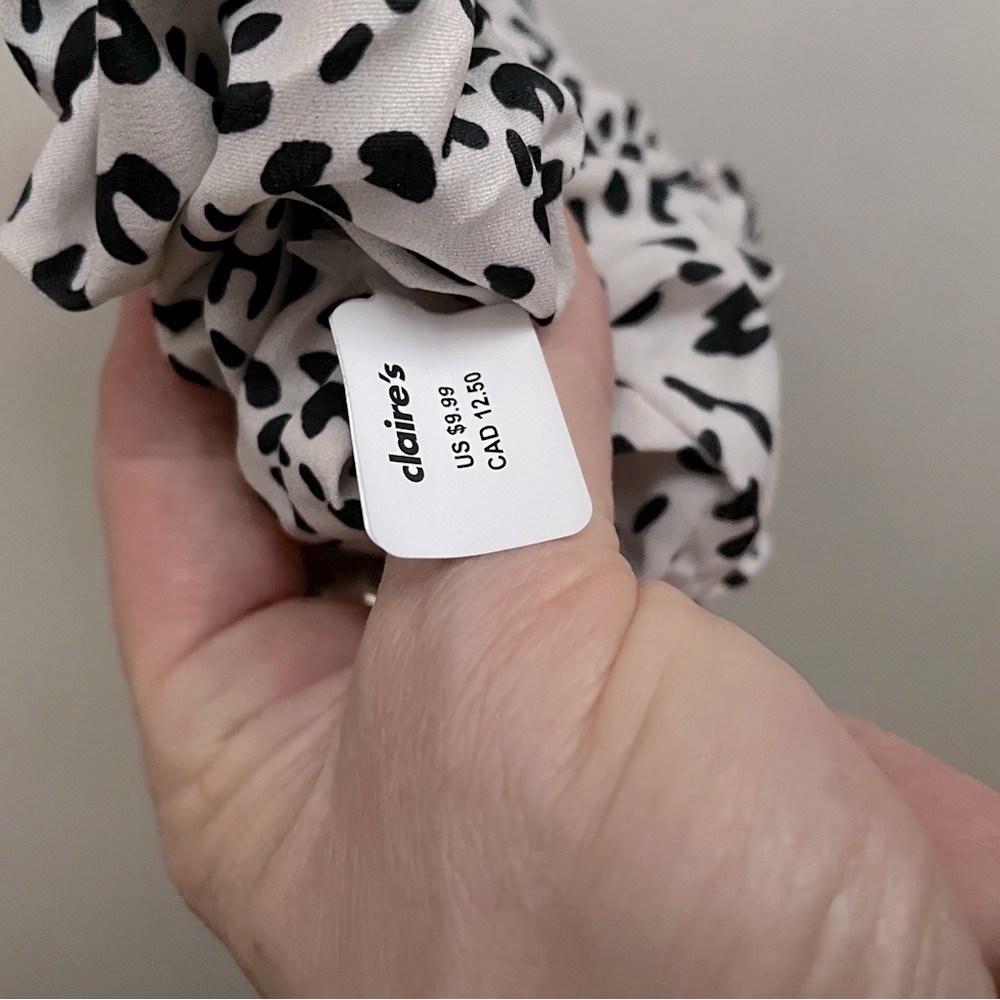 Claire’s Leopard Print Scrunchie - Picture 6 of 7